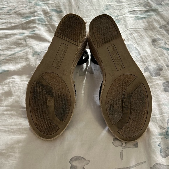 Christian Soriano for Payless woven straw wedge sandals. Size 7.5. - Picture 2 of 4